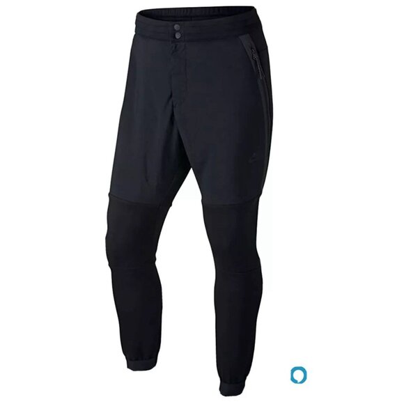 NIKE TECH FLEECE 2 BLACK JOGGERS SLIM TAPER PANTS SIZE S (700769 010) 2015 - Picture 3 of 16